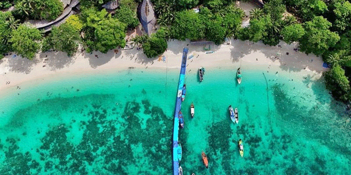 コーラル島貸切ロマンティックディナー